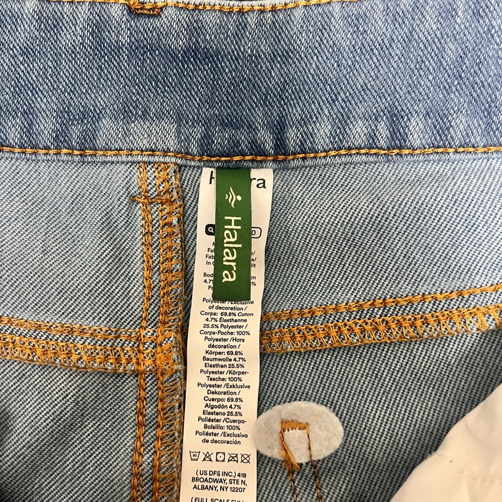 HALARA Women's Light Blue Denim Jeans